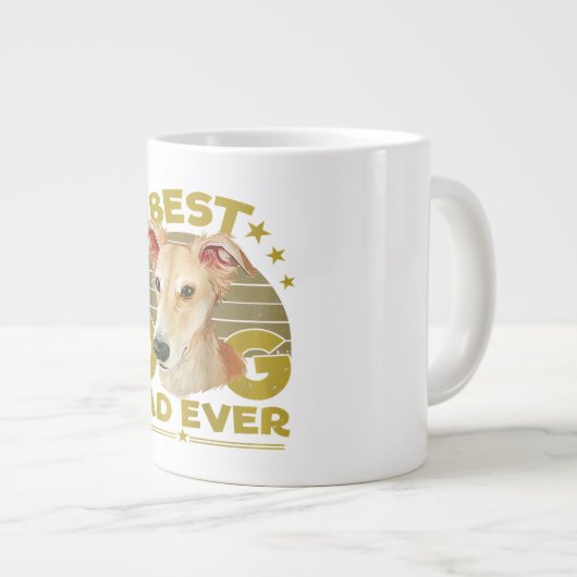 Dogs 365 Best Whippet Dog Pap Ever Extra Grote Beker (Voorkant rechts)