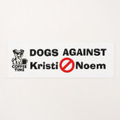 Dogs Against Kristi Noem Yoga Mat (Voorkant (horizontaal))