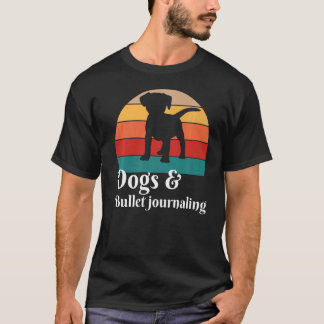 Dogs and Bullet Journaling Premium T-shirt