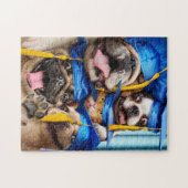 Dogs and Cat Grads in Photo Booth Legpuzzel (Horizontaal)