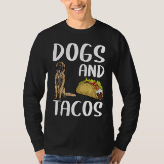 Dogs And Tacos Leonberger Mexican Food T-shirt