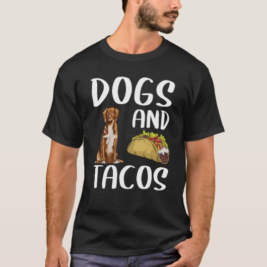 Dogs And Tacos Nova Scotia Duck Tolling Retrievers T-shirt (Voorkant)
