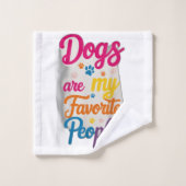 Dogs Are My Favorite People (Gant de toilette)