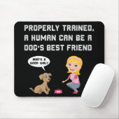 Dogs beste vriend drankmuispad muismat (Met muis)
