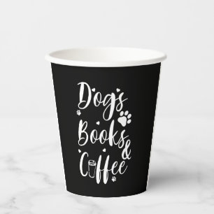 Dogs Boeken Koffie Hondenliefhebber Boek Worm Papieren Bekers