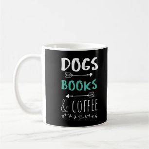 Dogs Books Coffee Tshirt Weekend Shirt Animal Love Koffiemok