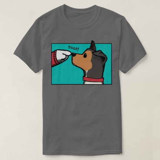 Dogs boop t-shirt (Design voorkant)