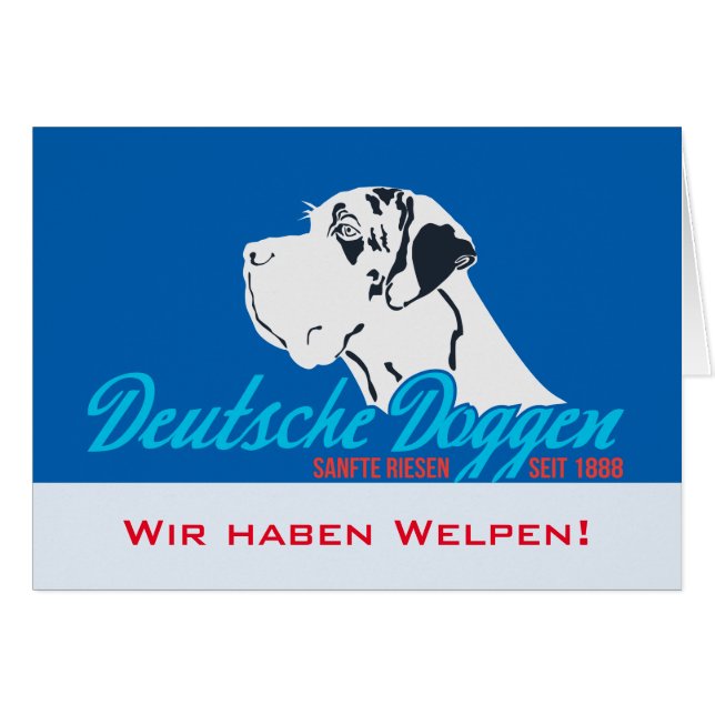 Dogs Card (Voorkant Horizontaal)