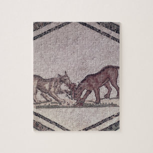 Dogs Fighting for a Bird, Roman, 2e eeuw ( Legpuzzel