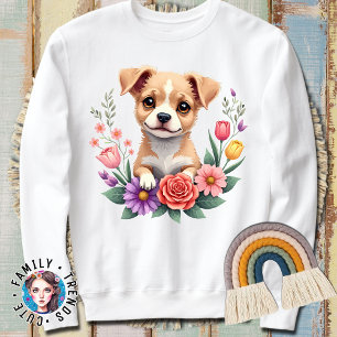 Dogs Floral Dog Paw Dog Mom Schattige Moederdag Trui
