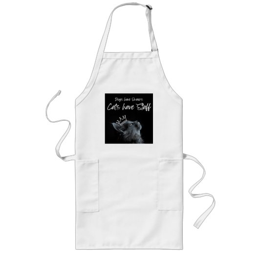 Dogs have Owners, Cats Have Staff Lang Schort (Voorkant)