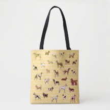  Dogs Illustration Bag