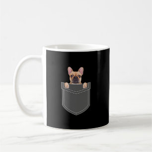 Dogs Lovers Franse hond in mijn zakdoekje Koffiemok