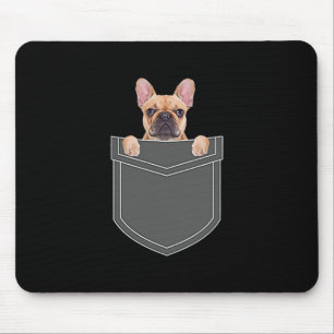 Dogs Lovers Franse hond in mijn zakdoekje Muismat