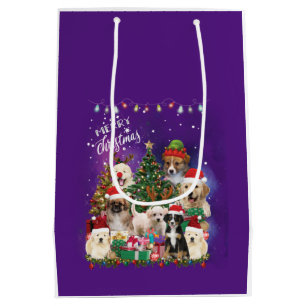 Dogs Merry Kerstlight Medium Cadeauzakje