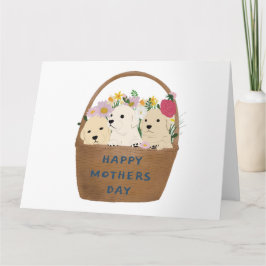 Dogs moederdag bedankkaart