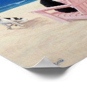 Dogs on Deck Chairs Poster (Hoek)