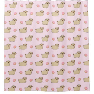 Dogs Pattern Shower Curtain Douchegordijn