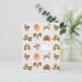 Dogs Pets Kinder briefpapier Kaart (Staand voorkant)