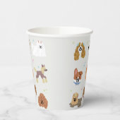 Dogs Pets Kinder Papieren Bekers (Links)
