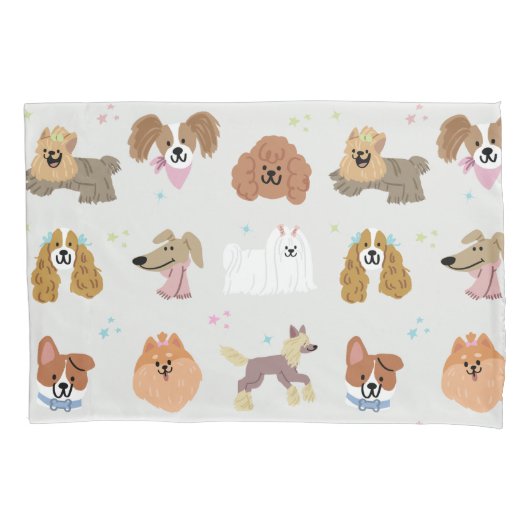 Dogs Pets Nursery Decor Kinder kamer Kussensloop (Voorkant)