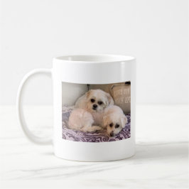 Dogs Photo Cute Maltese en Shih Tzu Koffiemok