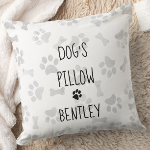 Dog's Pillow Dog Room Decor Paw Gepersonaliseerde  Kussen