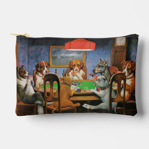 Dogs Playing Poker beroemd gemaakt door C.M. Cooli Etui