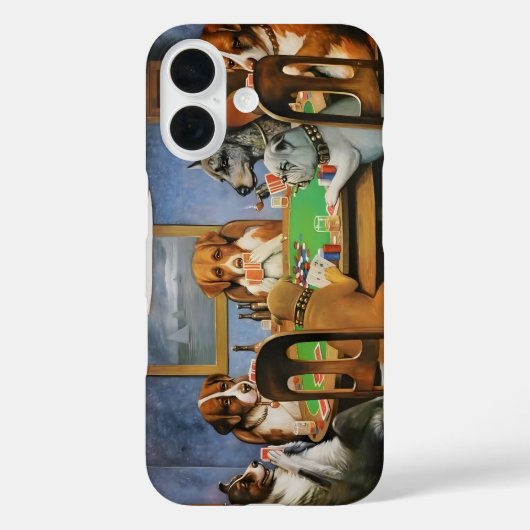 Dogs Playing Poker by Cassius Marcellus Coolidge's Case-Mate iPhone Case (Achterkant)