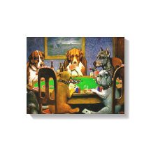 Dogs Playing Poker