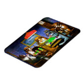 Dogs Playing Poker Magneet (Linkerzijde)