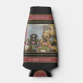 Dogs poker-spellen flesjeskoeler (Voorkant)