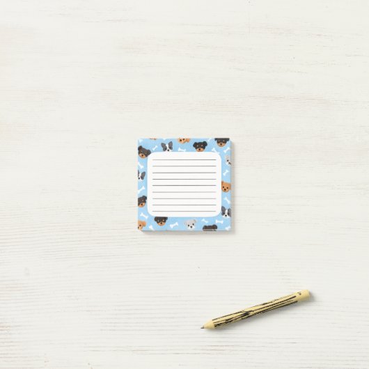 Dogs Post-It Notes (Sur un bureau)