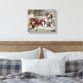 Dogs Puppies  Canvas Afdruk (Insitu (Slaapkamer))