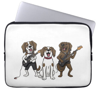 Dogs Rockband Laptop Sleeve