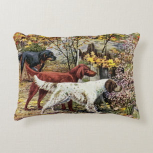 Dogs Setter Trio Decoratief Kussen
