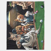 Dogs-speelpool - Bulldog Fleece Deken (Voorkant)