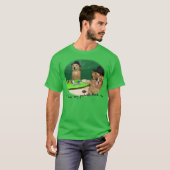 Dogs Spelling Poker Face T-shirt (Voorkant volledig)