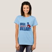 DOGS SUPPORT HILLARY.png T-shirt (Voorkant volledig)