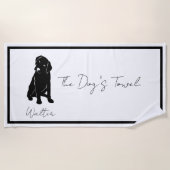 Dogs Towel Strandlaken (Voorkant)