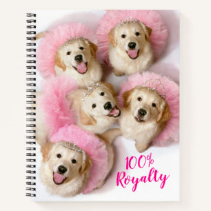 Dogs van prinses in Tiaras Notitieboek