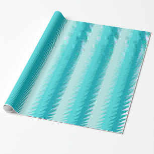 Dogtooth strees aqua blauwgroen buisje voor dageli cadeaupapier