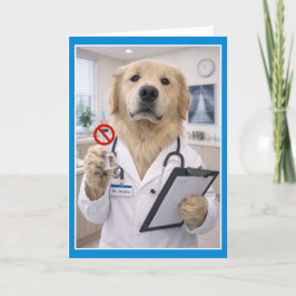 Dogtor's Orders Get Well Card NCC-1 Kaart