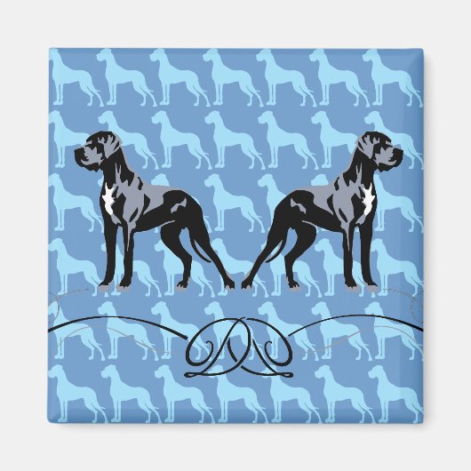 Dogue allemand aimant (Devant)