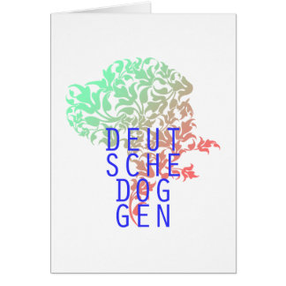 Dogue allemand tête de feuille