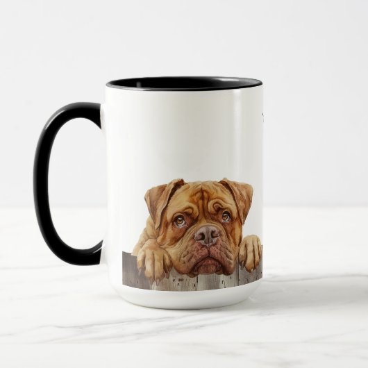Dogue de Bordeaux chien Mug (Gauche)