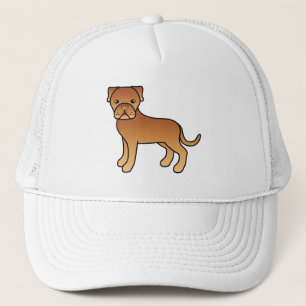 Dogue de Bordeaux Cute Cartoon Dog Trucker Pet