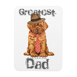 Dogue de Bordeaux Dad Magneet