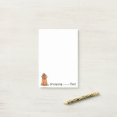 Dogue de Bordeaux Dad Post-it® Notes (Op bureau)