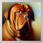 Dogue de Bordeaux Dog Poster (Voorkant)